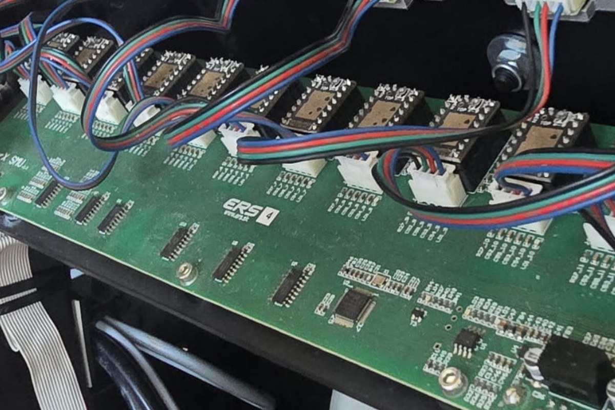 Electronics assembled in-house for our live game devices