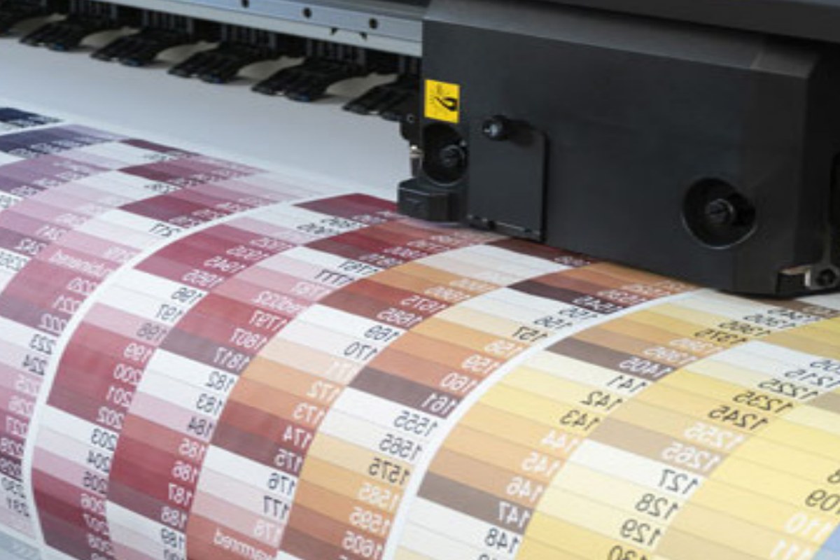 Wide-format layout printing in our own print shop
