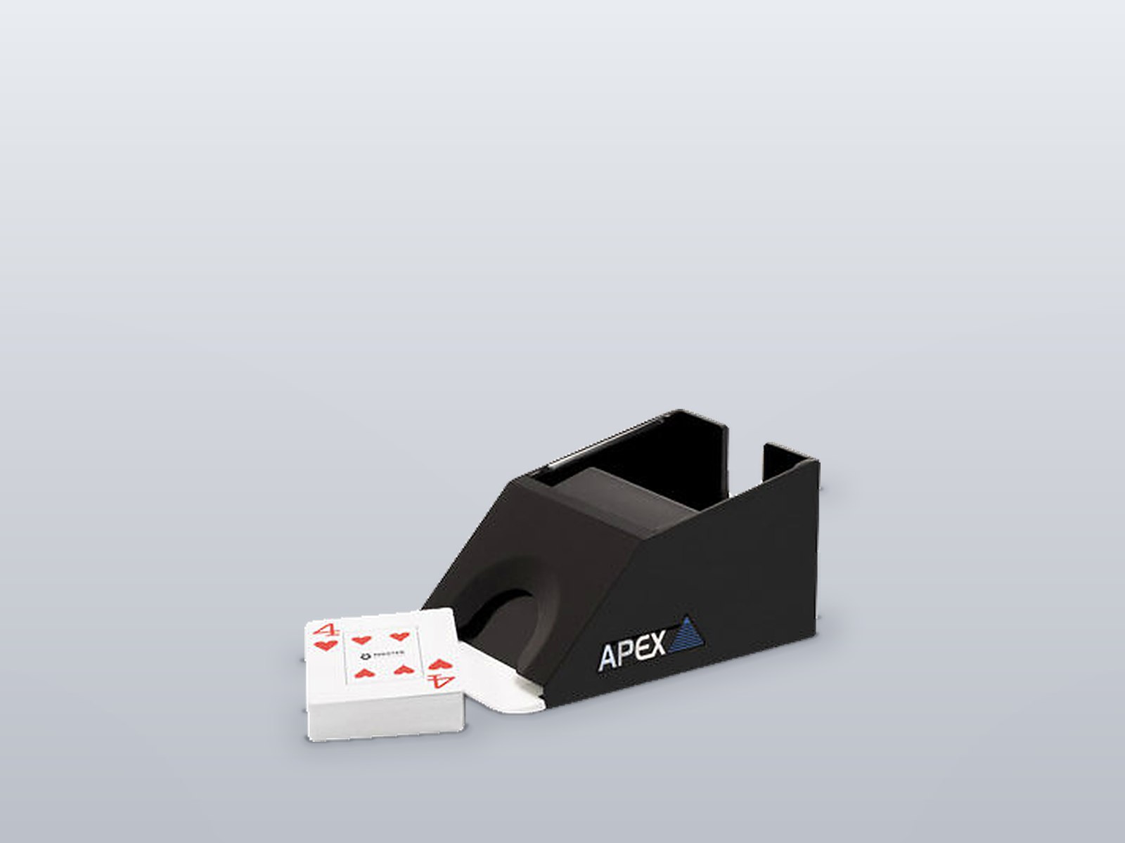 1-deck dealing card shoe
