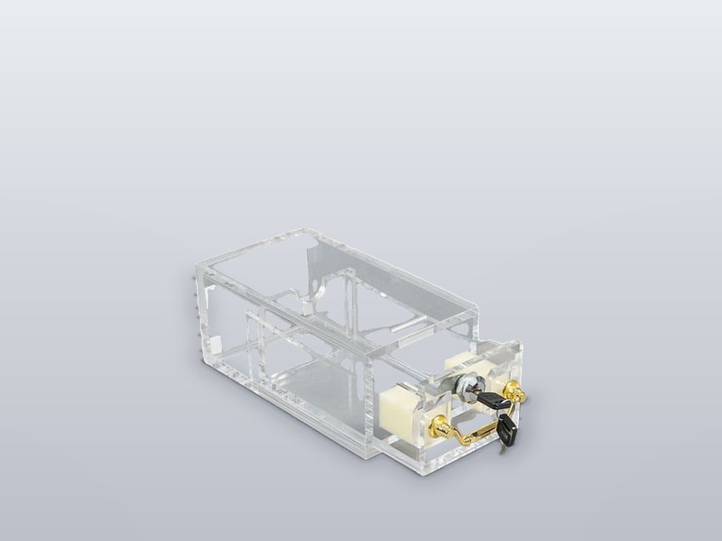 8-deck security card box – lockable