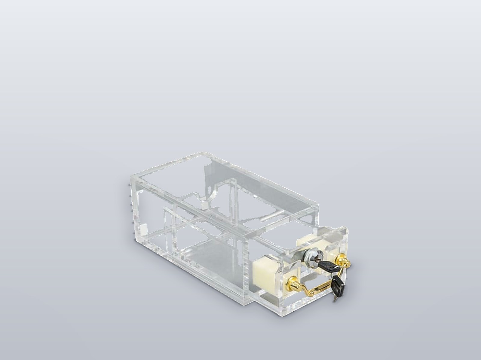 8-deck security card box – lockable