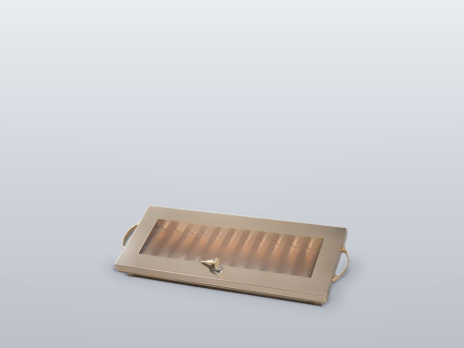 Lockable chip tray