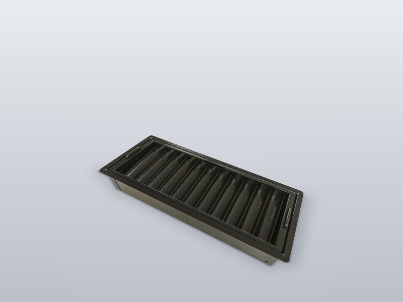 Lockable chip tray – Double layer