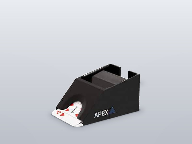 1-deck dealing card shoe