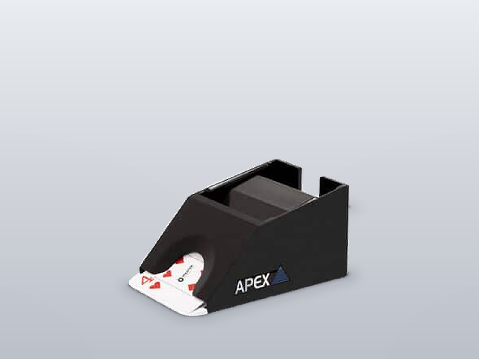 1-deck dealing card shoe