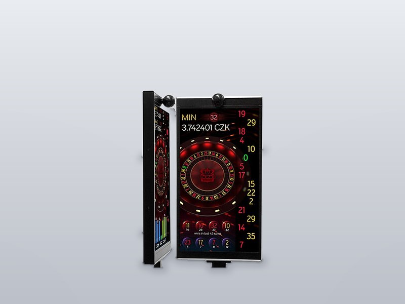 Winning number display RealSim