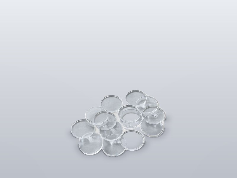 Clear acrylic chip spacers