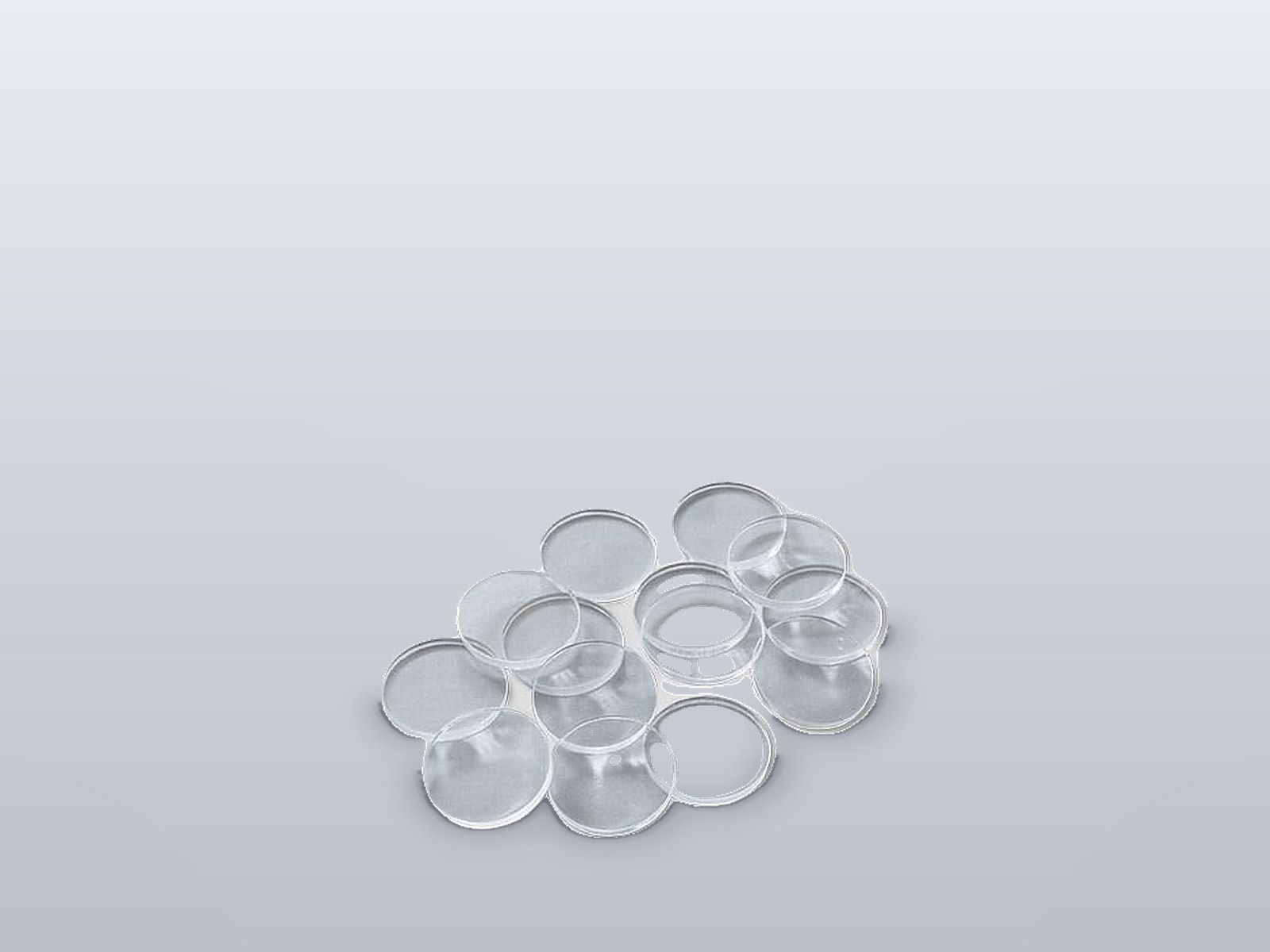 Clear acrylic chip spacers