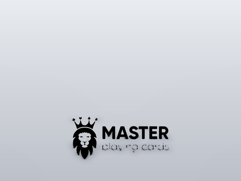 MASTER generic playing cards