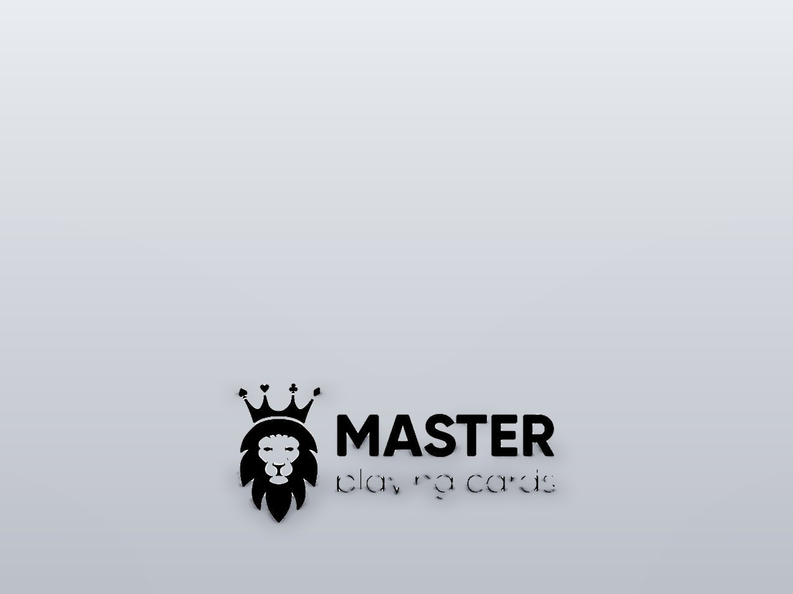 MASTER generic playing cards
