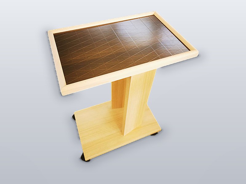 Beige caddy table