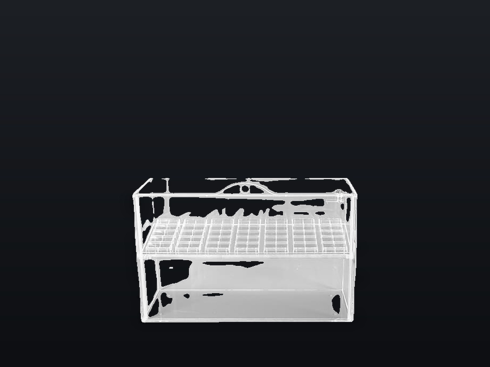 Roulette acrylic chip box type 3