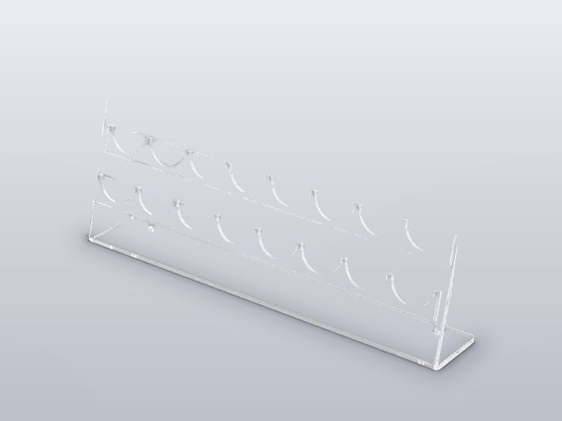 Display rack horizontal