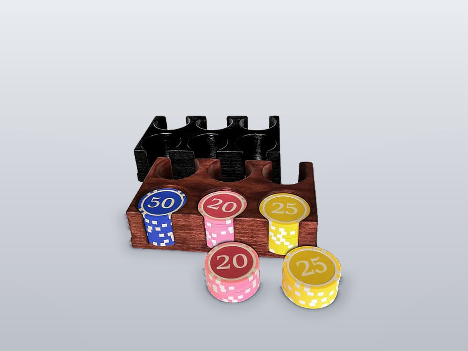 Chip marker tray